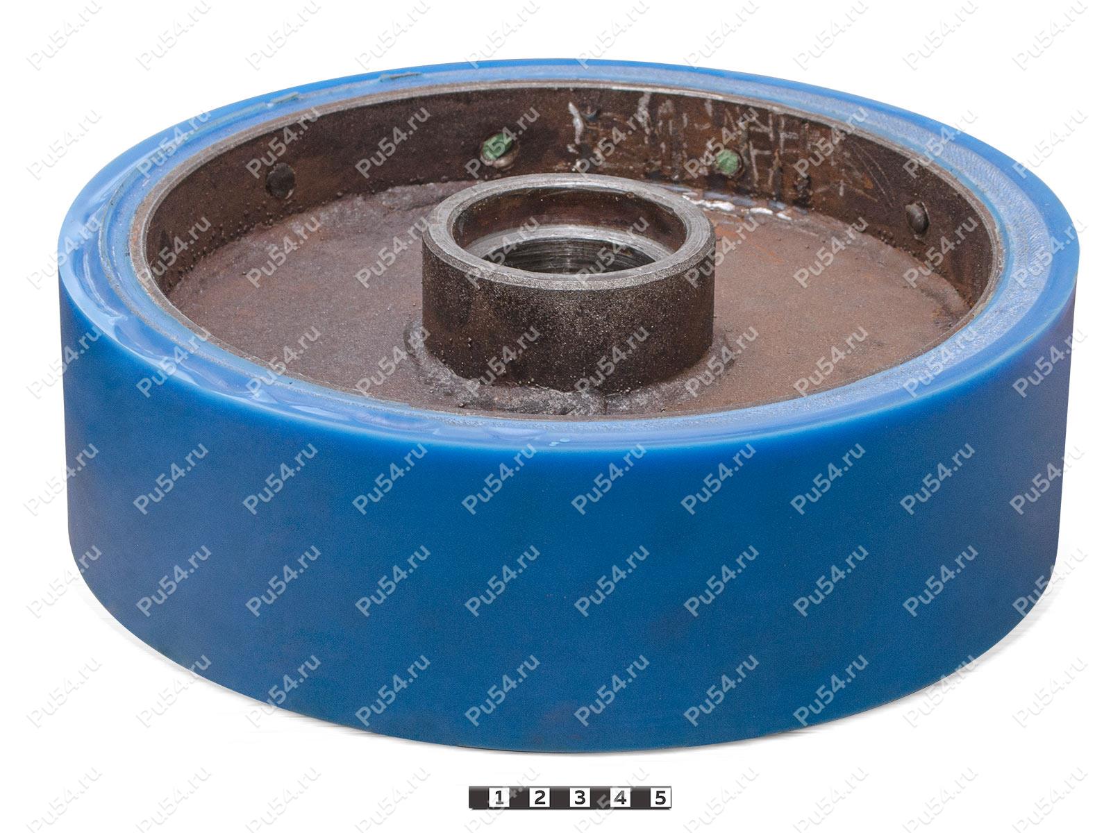 Колесо D 345 x d 305 x H 105 (восстановление), Código de product 333-01-1015, Poliuretano, PU54/M87/синий, Imagen №1
