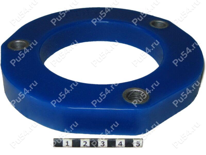 Rear shock absorber strut spacer, 20 mm, Código de product 10-12-0012, Poliuretano, PU54/M87/синий, Imagen №1