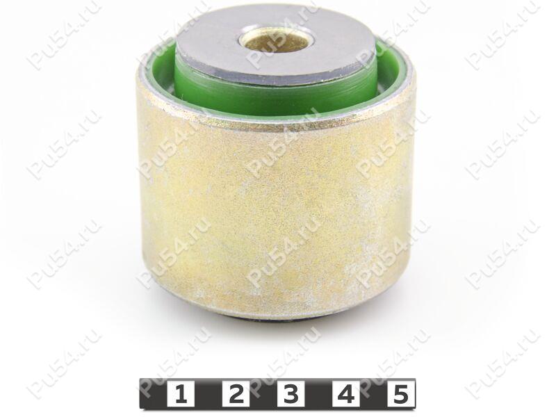 Lateral rod silent block, rear suspension (beam), Código de product 2-06-5181, Poliuretano, PU54/M80/verde, Imagen №1