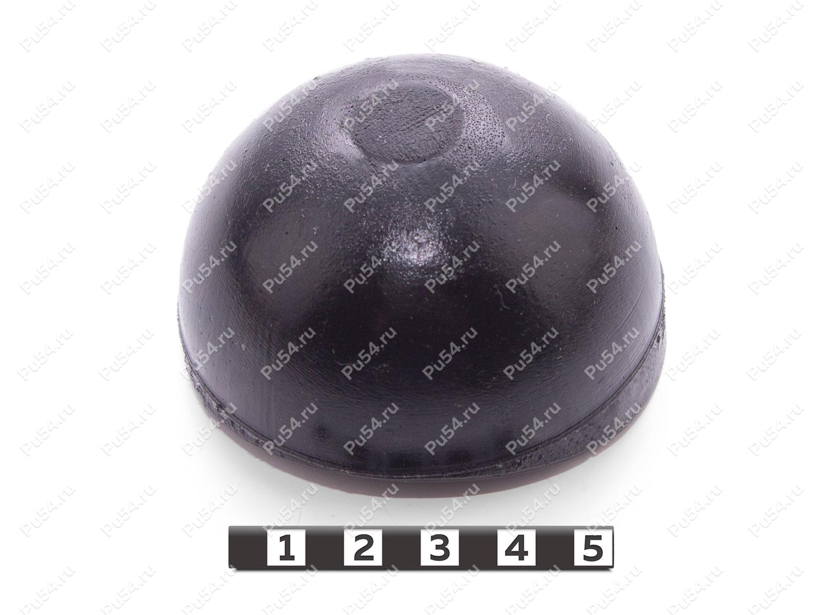 Подпятник D66, Código de product 33-01-1802, Poliuretano, PU54/M72/черный, Imagen №1