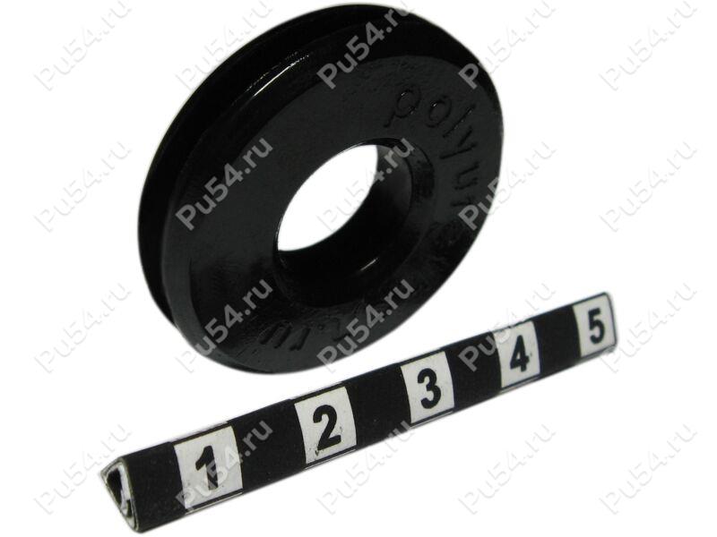 Push in clip mate holder (original size clip), Código de product 50-17-440, Poliuretano, PU54/M71/negro, Imagen №1