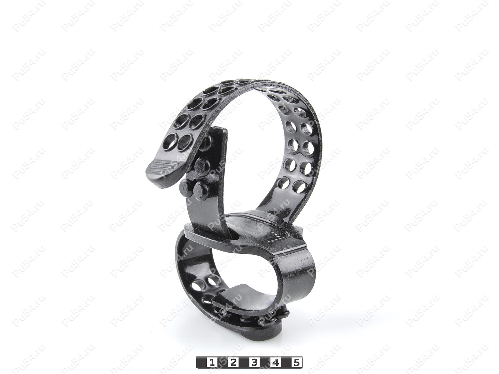 Portaherramienta al tubo "Double Extreme", 45-77(fijación transversal), Código de product 33-20-733, Poliuretano, черный, Imagen №1