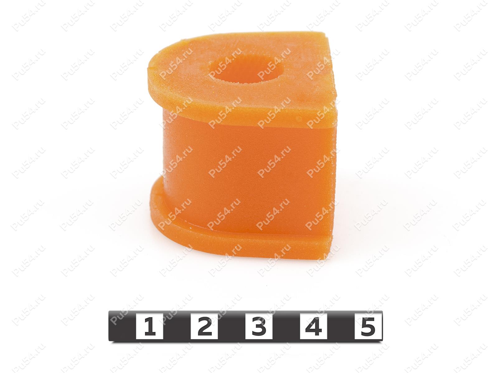 Stabilizer bushing, rear suspension., Código de product 8-01-106, Poliuretano, PU54i/K72/темно-оранжевый, Imagen №1