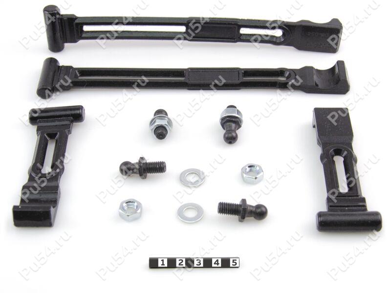 Hood straps full set, Código de product 50-20-054, Poliuretano, negro, Imagen №1