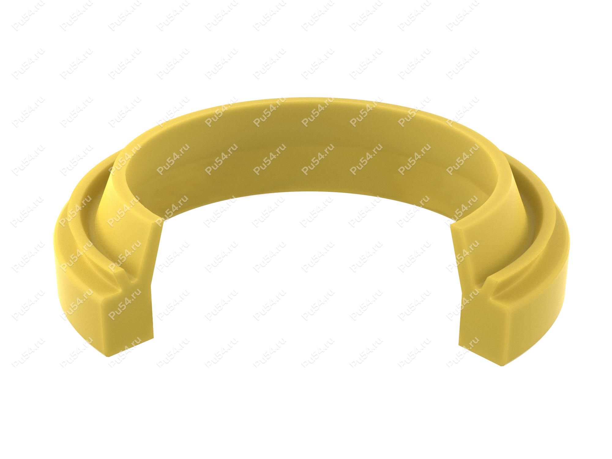 Грязесъемник K05 28x36x4/7 аналог K05-028 KASTAS 10WNV, Código de product 70-02-1245, Poliuretano, PU54/M95/желтый, Imagen №1