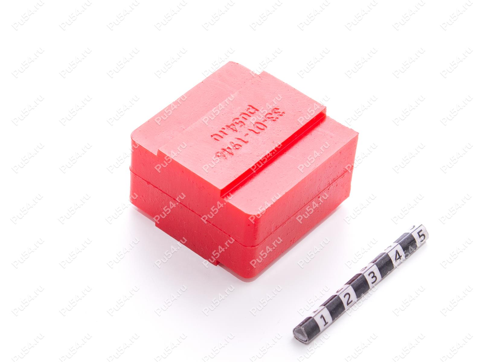 Эластичный элемент для муфты PKD-30 43,8*28,7*43, Código de product 33-01-1946, Poliuretano, PU54/M92/красный, Imagen №1