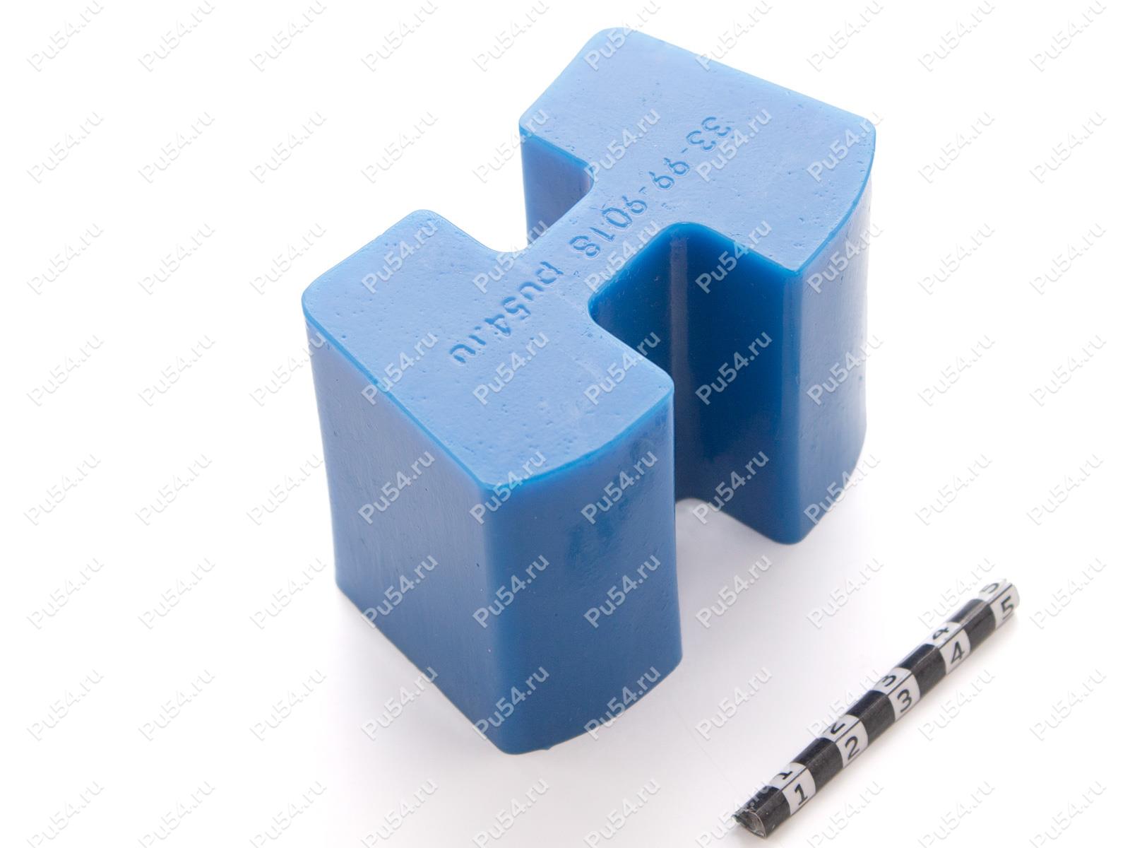 Вставка N-EUpex/Н-Flex 480, эластичный H-образный элемент муфты, Código de product 33-99-9018, Poliuretano, PU54/M87/синий, Imagen №1