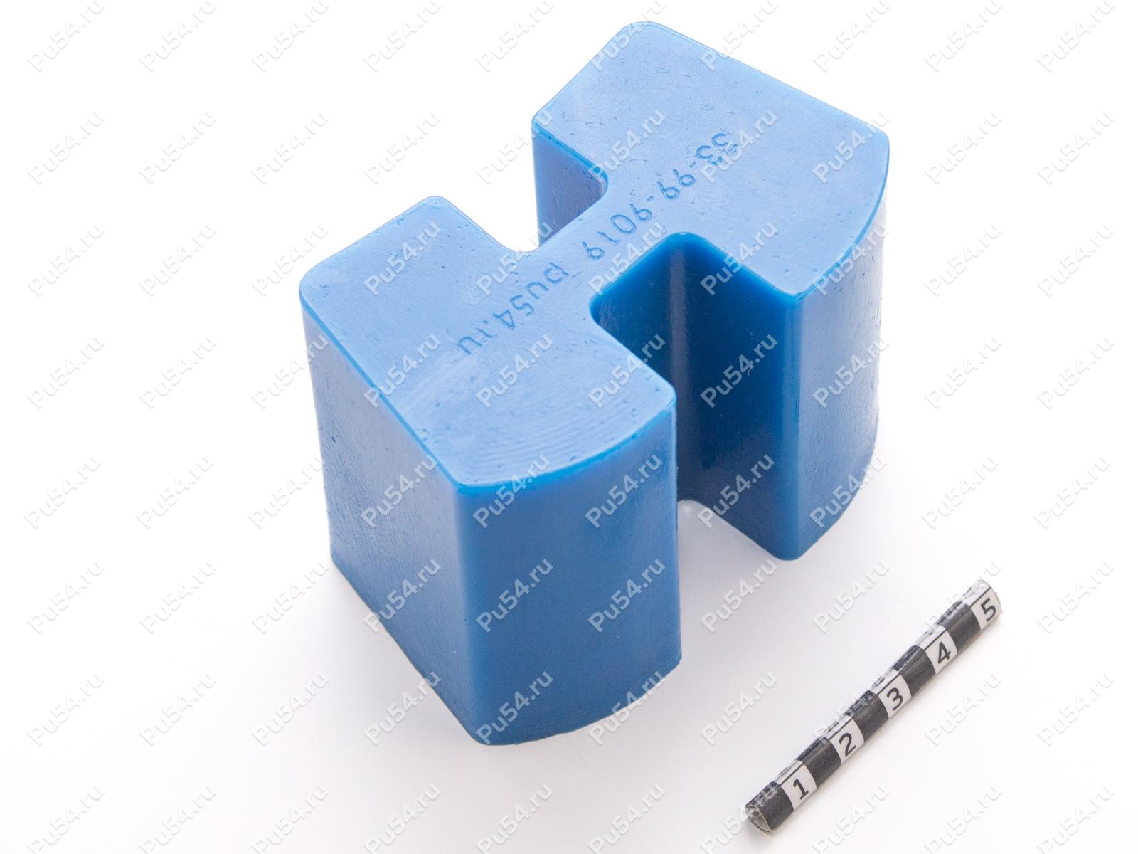 Вставка N-EUpex/Н-Flex 520, эластичный H-образный элемент муфты, Código de product 33-99-9019, Poliuretano, PU54/M87/синий, Imagen №1