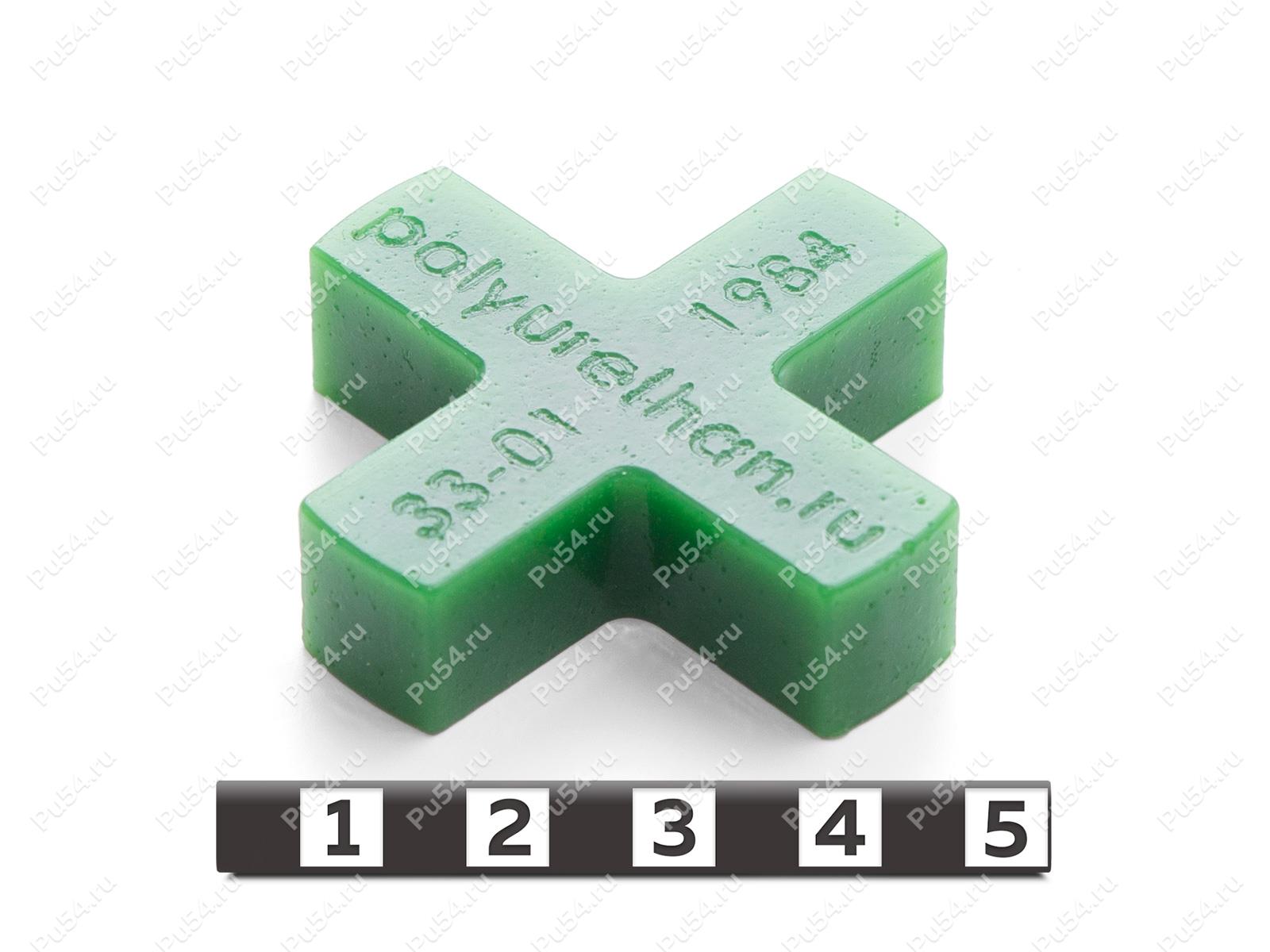 Вставка упругой муфты 47*12*12, Código de product 33-01-1984, Poliuretano, PU54/M80/зеленый, Imagen №1