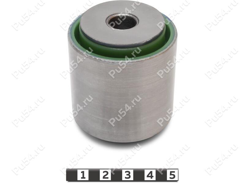 Trailing arm silent block, rear suspension, body, press-fitted, Código de product 3-06-9511, Poliuretano, PU54/M80/verde, Imagen №1