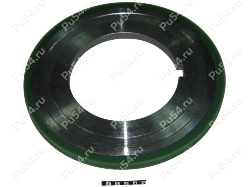 Bushing D 256 x d 235 x H 13,1 (restored), Código de product 333-01-782, Poliuretano, PU54/K80/verde oscuro, Imagen №1