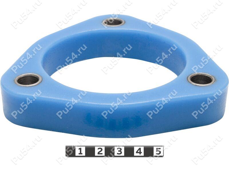 Rear shock absorber strut spacer, 20 mm, Código de product 8-12-0252, Poliuretano, Полипропилен со втулками синий, Imagen №1