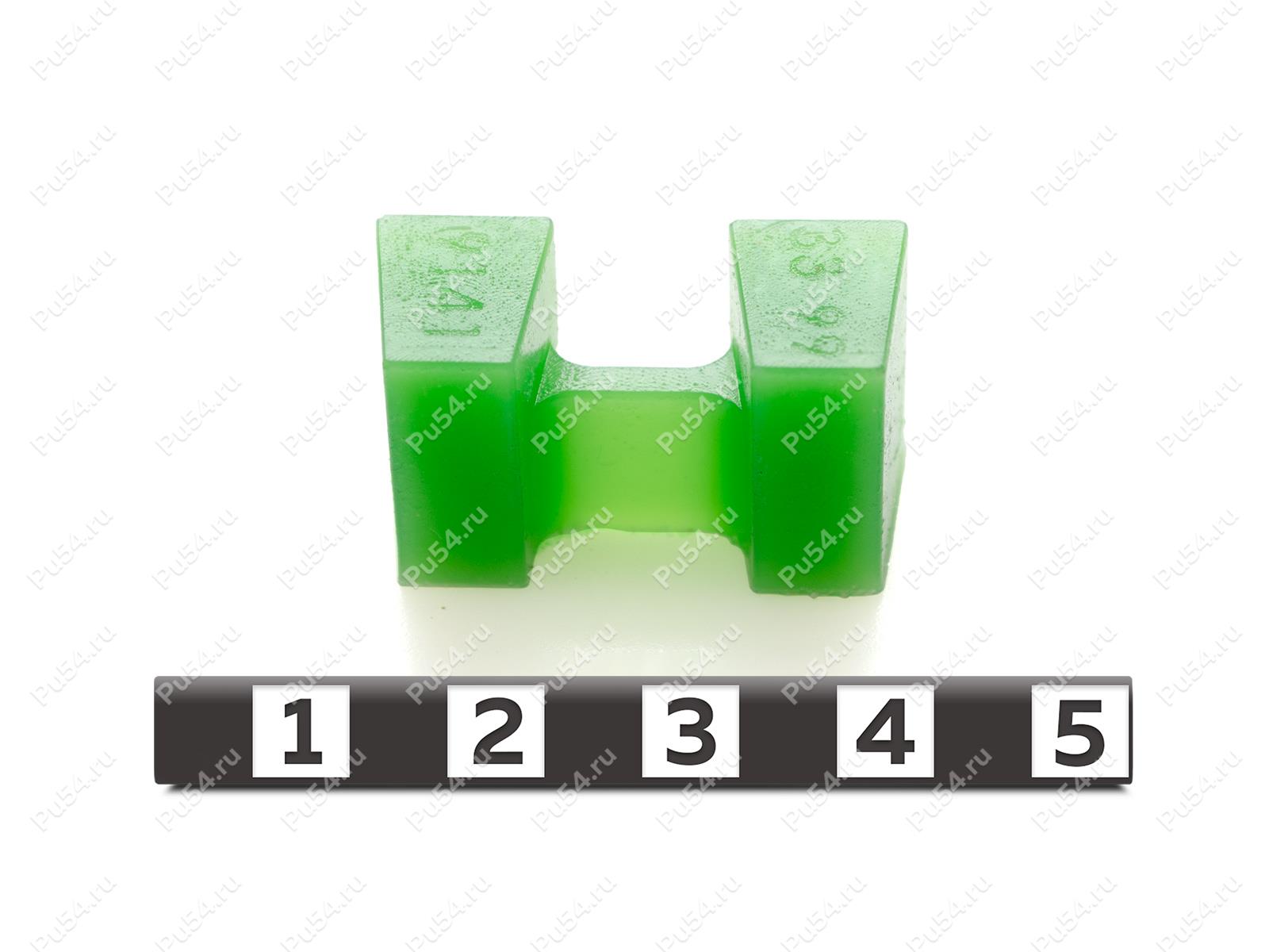 Эластичный элемент муфты SAPITFLEX, аналог SAPIT IR12, Código de product 33-99-9141, Poliuretano, PU54/M80/зеленый, Imagen №1