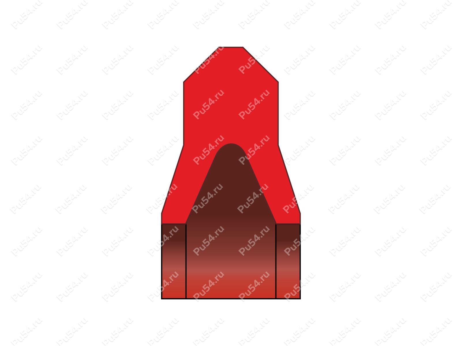 Уплотнение поршня 35x22.5x3 аналог K65-035 KASTAS KA35 N 890/35 K-ring KNORR, Código de product 70-08-967004, Poliuretano, PU54/M92/красный, Imagen №1