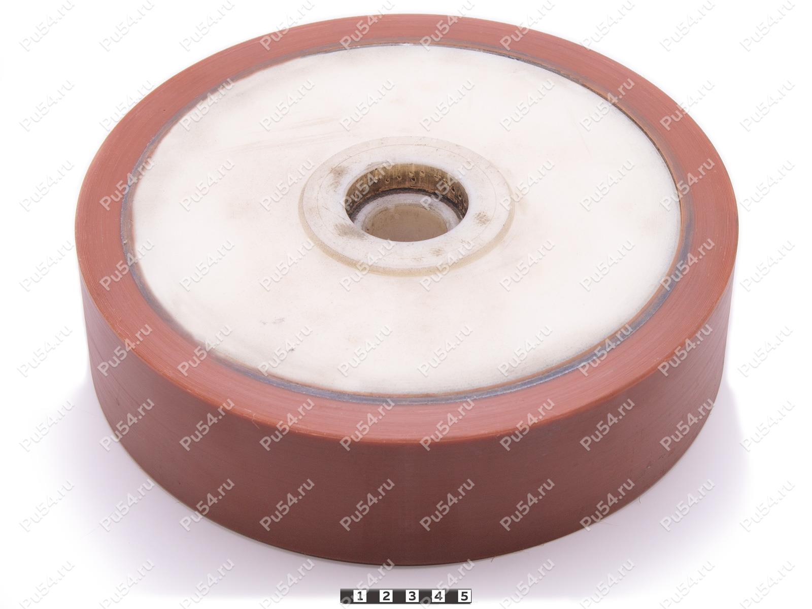 Колесо D 275 x 236 x 70 (восстановление), Código de product 333-01-1145, Poliuretano, PU54Q/E95/коричневый, Imagen №1