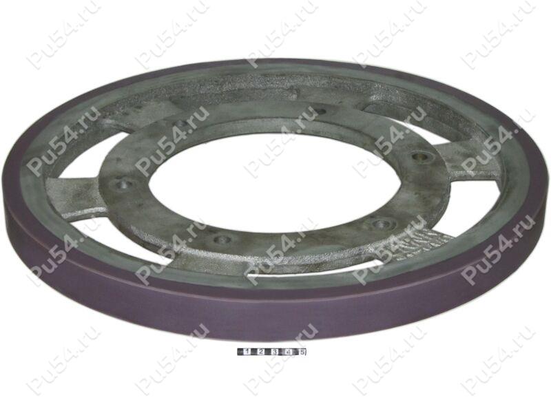 Escalator handrail drive wheel (restoration), Código de product 333-01-791, Poliuretano, PU54/K87/púrpura, Imagen №1