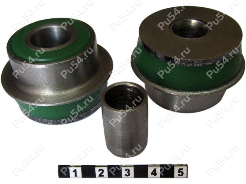 Low control arm front silent block (3 pcs), front suspension, pressed-in, Código de product 1-20-1901, Poliuretano, Imagen №1