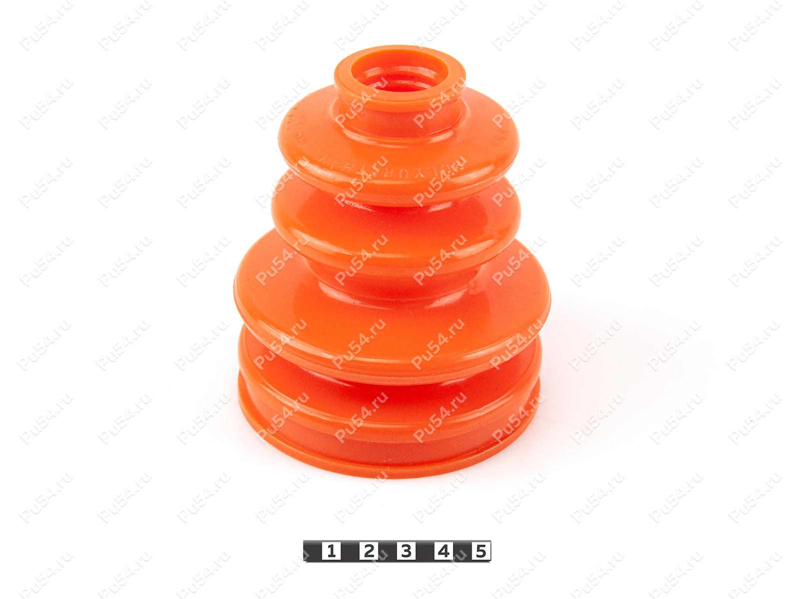 CV-joint dust boot, Código de product 1-05-413, Poliuretano, PU54/E72/rojo, Imagen №1