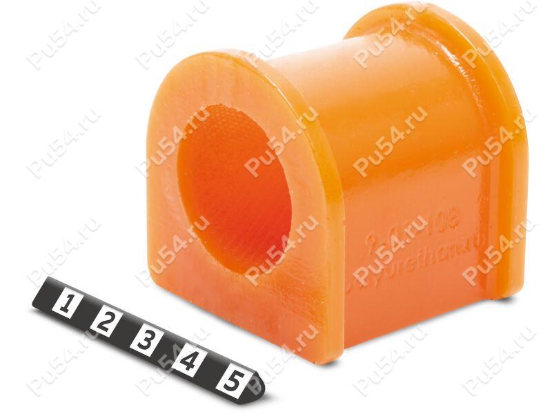Stabilizer bushing, front suspension, ID = 27.5 mm, Código de product 9-01-108, Poliuretano, PU54/M71/naranja, Imagen №1